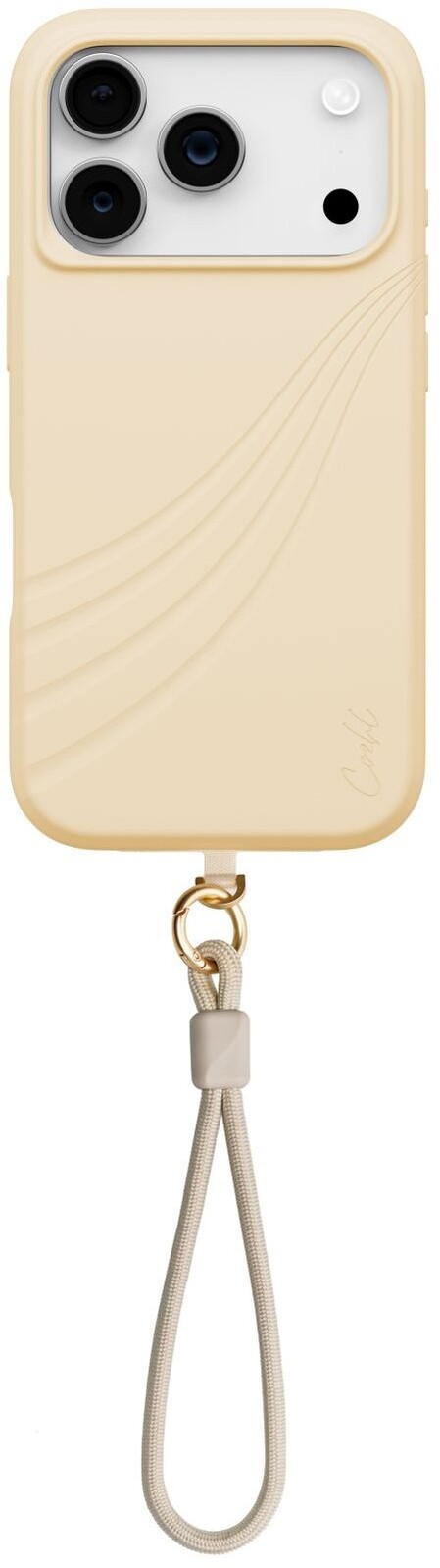 UNIQ COEHL Serina na iPhone 17 Pro, Milk sand