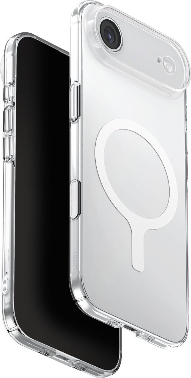 UNIQ Airsuit MagClick charging na iPhone Air, Glossy clear/white