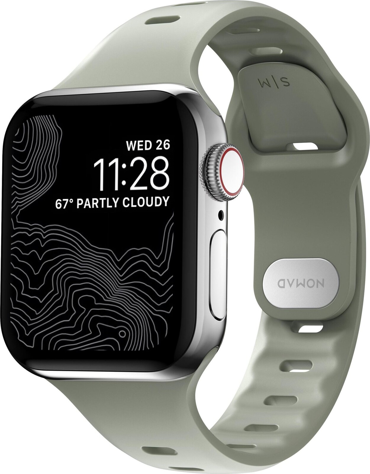 Nomad Sport Slim Strap S/M Sage Apple Watch 38/40/41mm