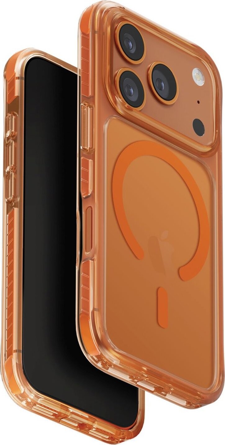 UNIQ Combat MagClick charging na iPhone 17 Pro, Volt orange