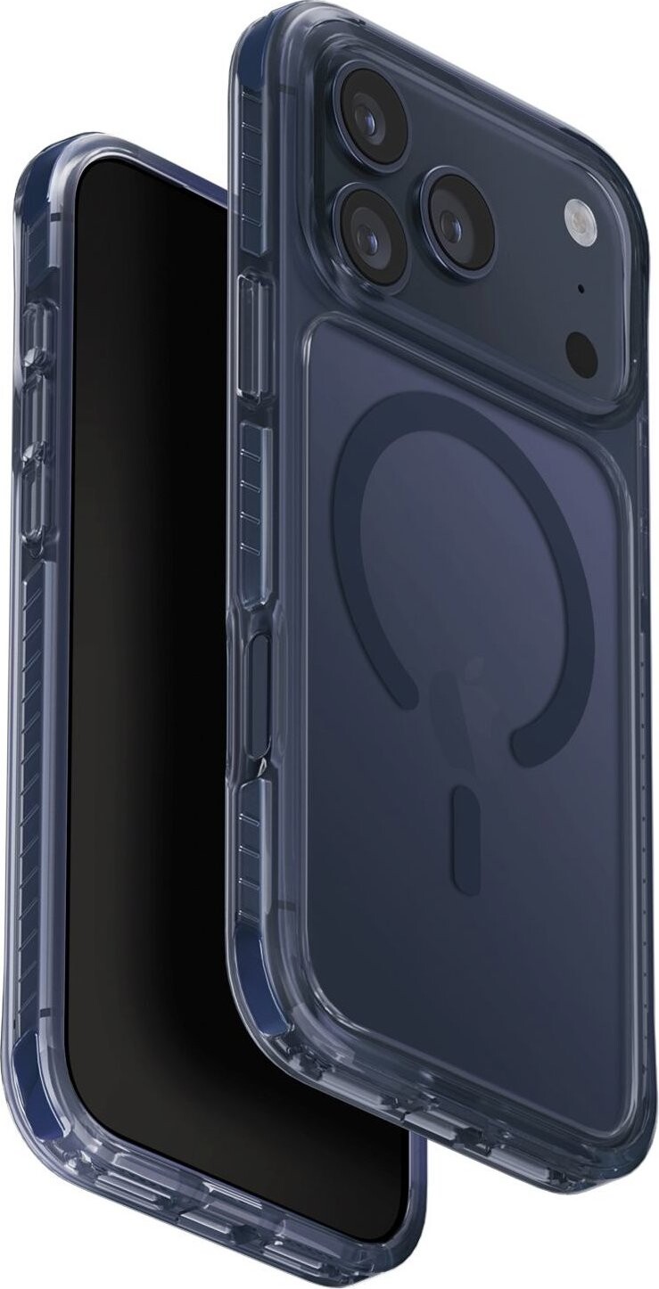 UNIQ Combat MagClick charging na iPhone 17 Pro Max, Navy blue