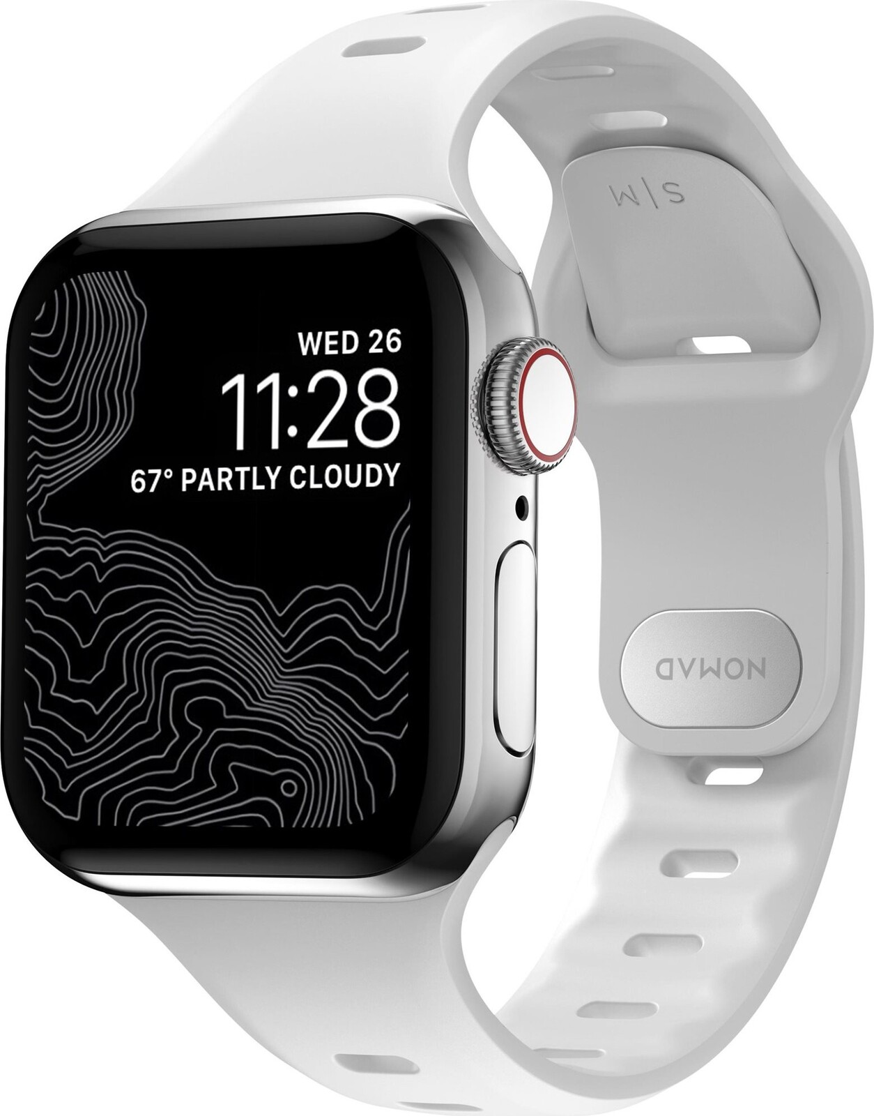 Nomad Sport Slim Strap S/M White Apple Watch 38/40/41mm