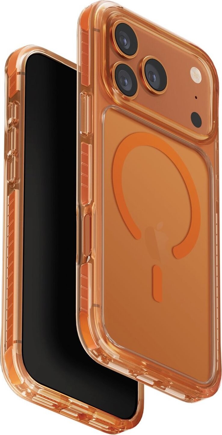 UNIQ Combat MagClick charging na iPhone 17 Pro Max, Volt orange