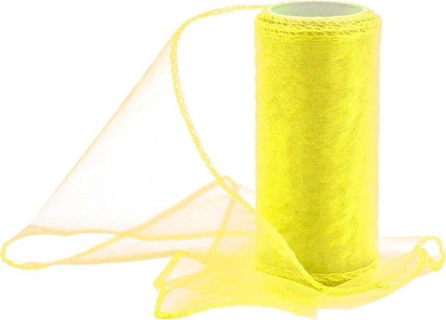 Vikpap Organza 12 cm/10y citrónová