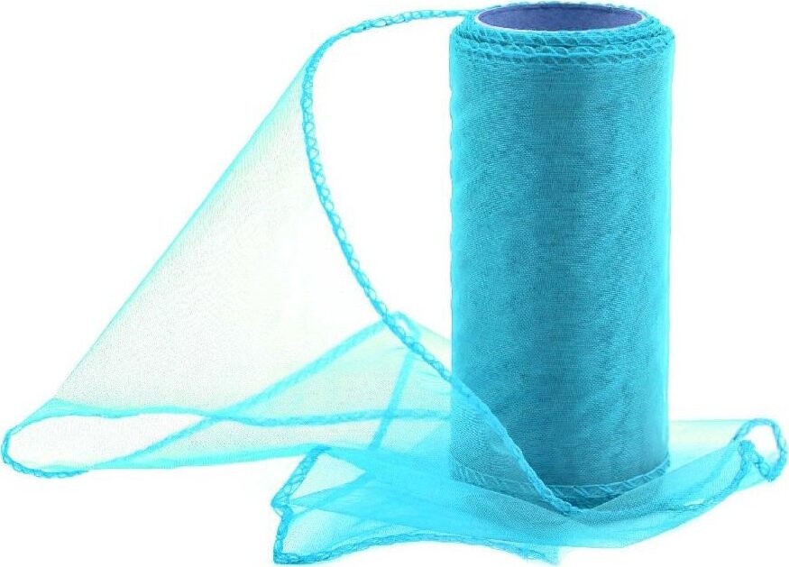 Vikpap Organza 12 cm/10y tyrkysová