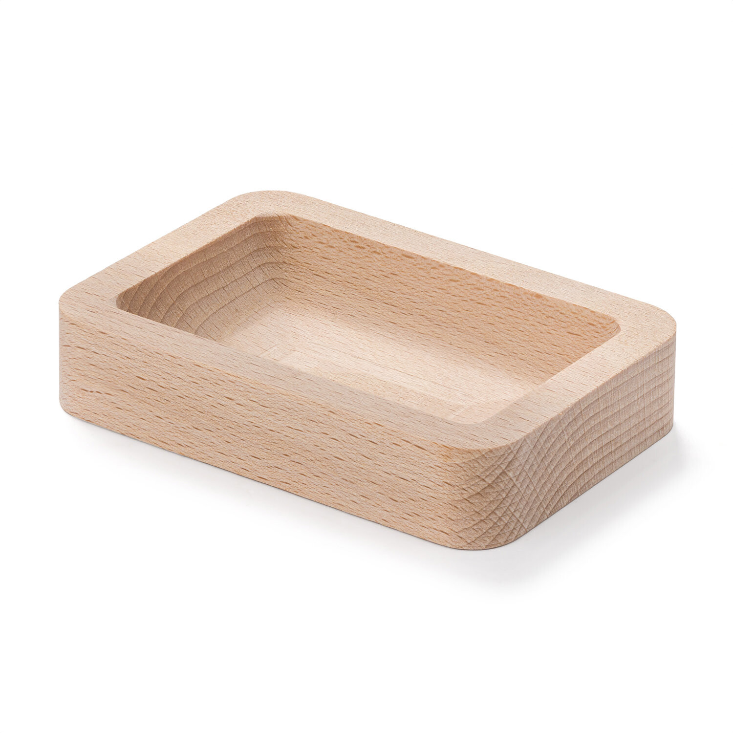 Metrie Kvida-9010S Dřevěná miska, masivní dřevo, rozměr 100 × 70 mm