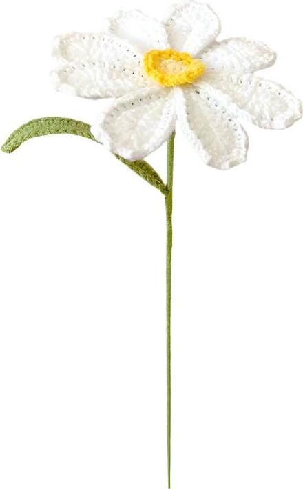 ANNAM Háčkované květiny Gerbera, 11 × 41 cm