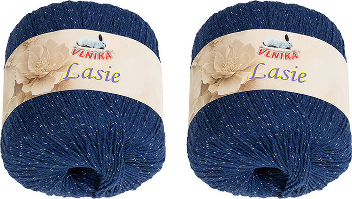 BELLATEX Lasie 50 g set 2 ks - 130 tmavě modrá