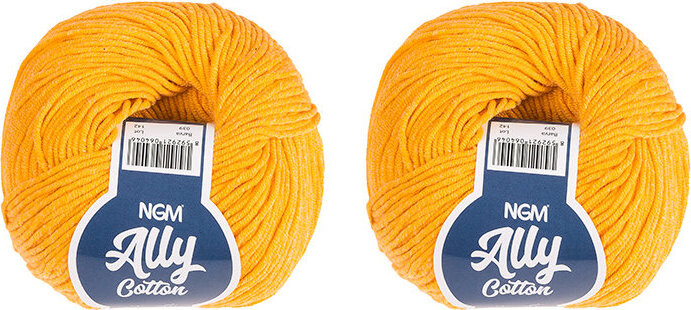 BELLATEX Ally cotton 50 g set 2 ks - 039 žlutá