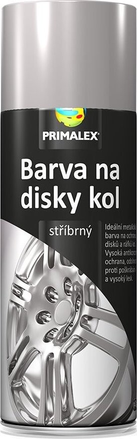 Primalex Sprej na disky kol stříbrná 400 ml