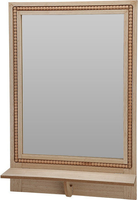 Home Styling Collection Nástěnné zrcadlo s policí, 40 × 60 cm