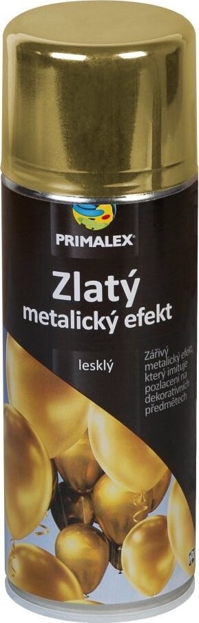 Primalex Sprej metalický efekt zlatá 400 ml