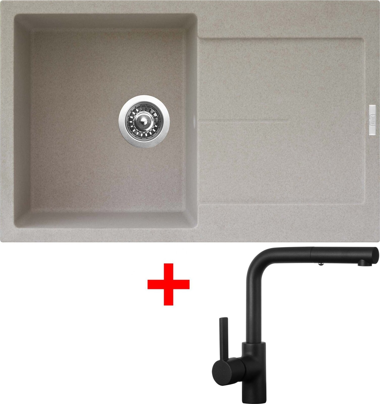 Sinks Ultima 790 Avena + Enigma S čierny matný