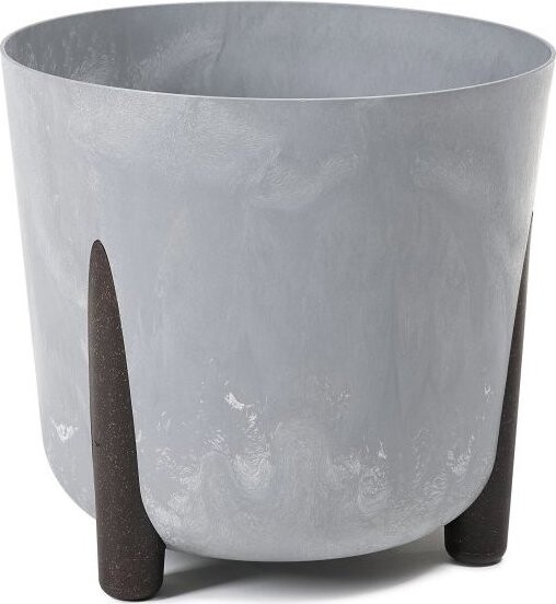 Lamela Květináč FRIDA průměr 26 cm, efekt šedý beton