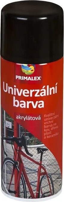Primalex Univerzálna farba RAL 9005 čierna LESK 400 ml