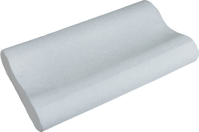 BELLATEX Povlak - anatomický polštář Lux froté 60 × 33 cm, 42 světle šedý