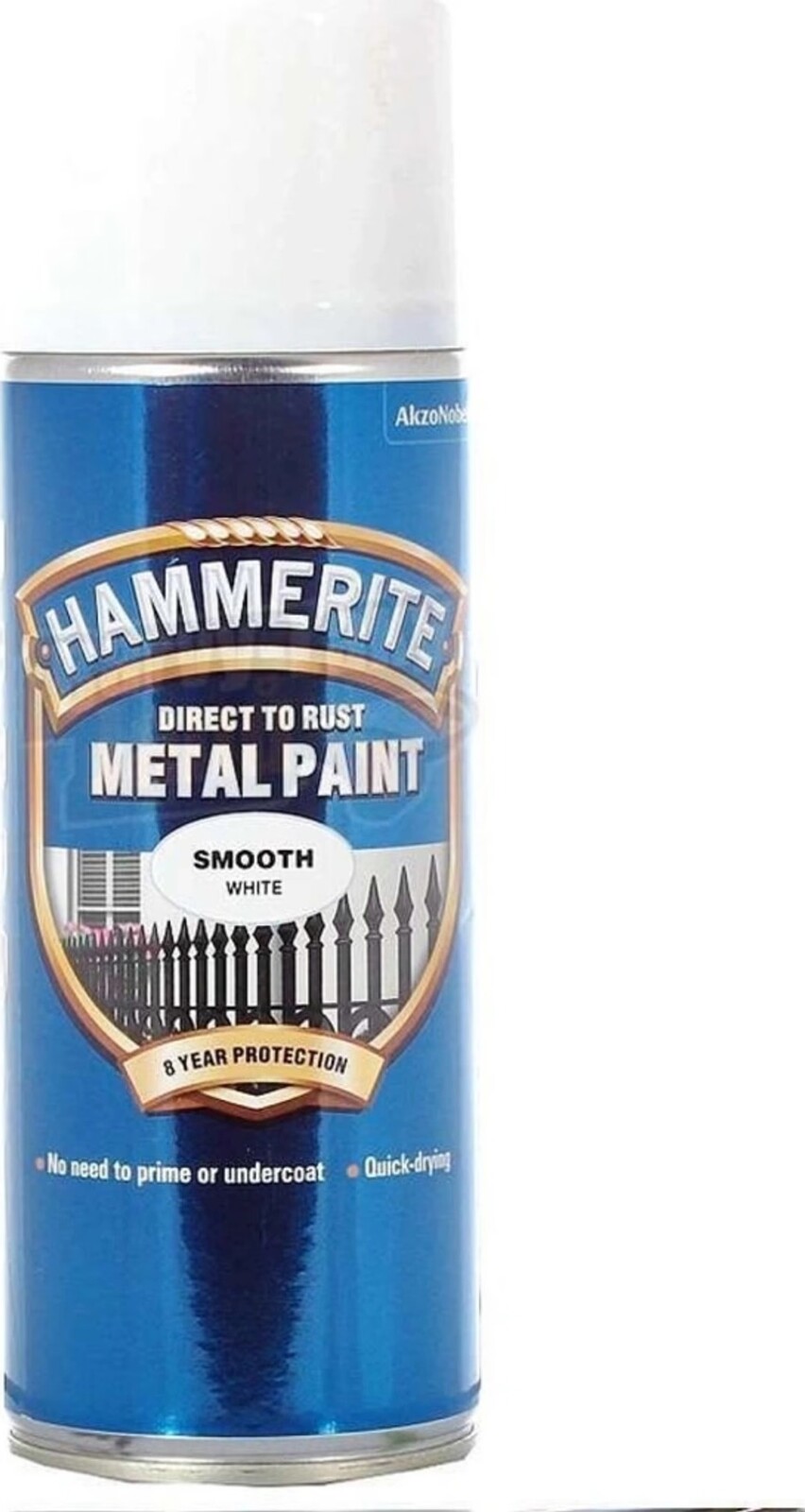AkzoNobel Hammerite sprej priamo na hrdzu hladký 400 ml, biely