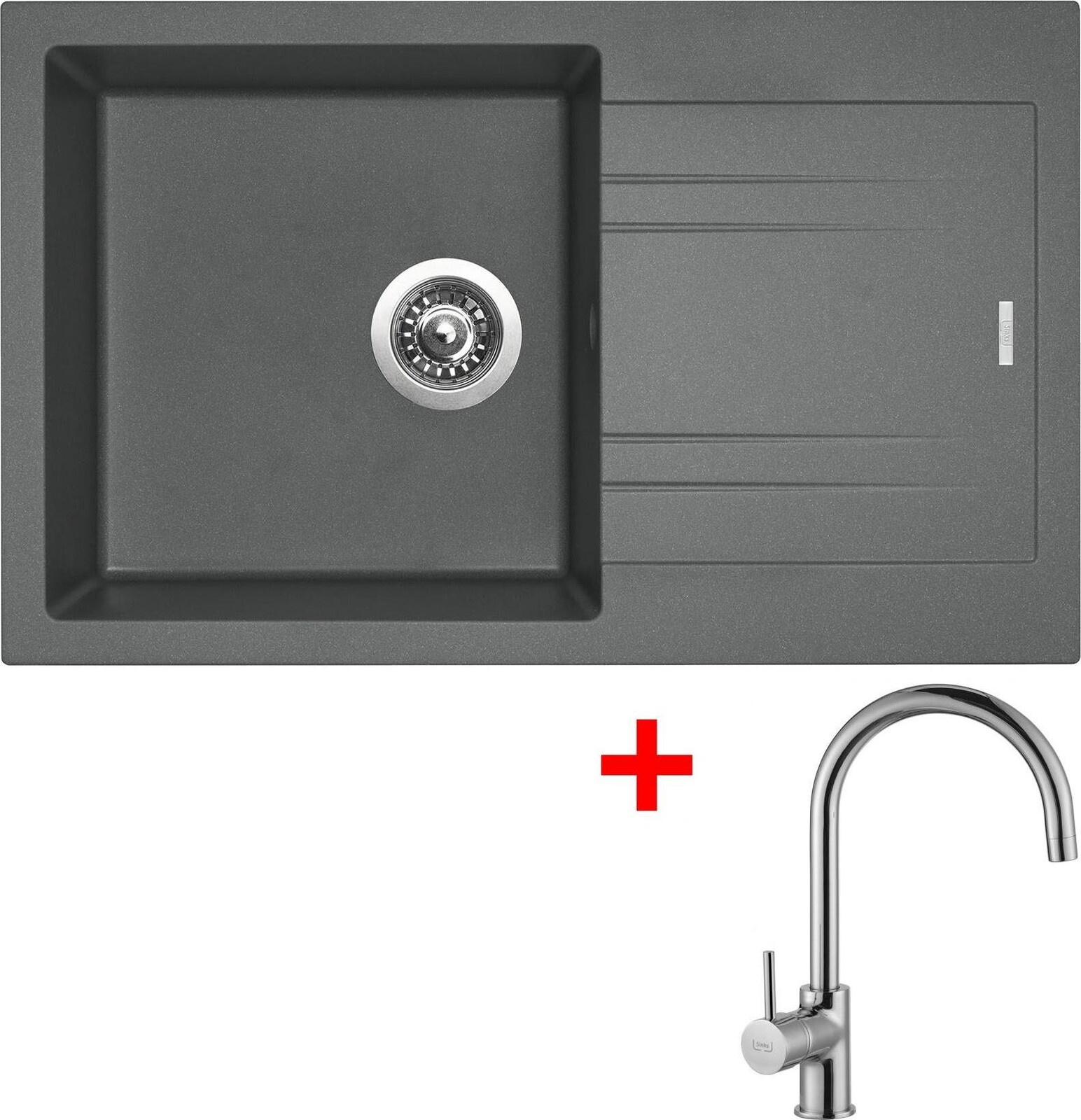 Sinks Linea 780 Titanium + Vitalia