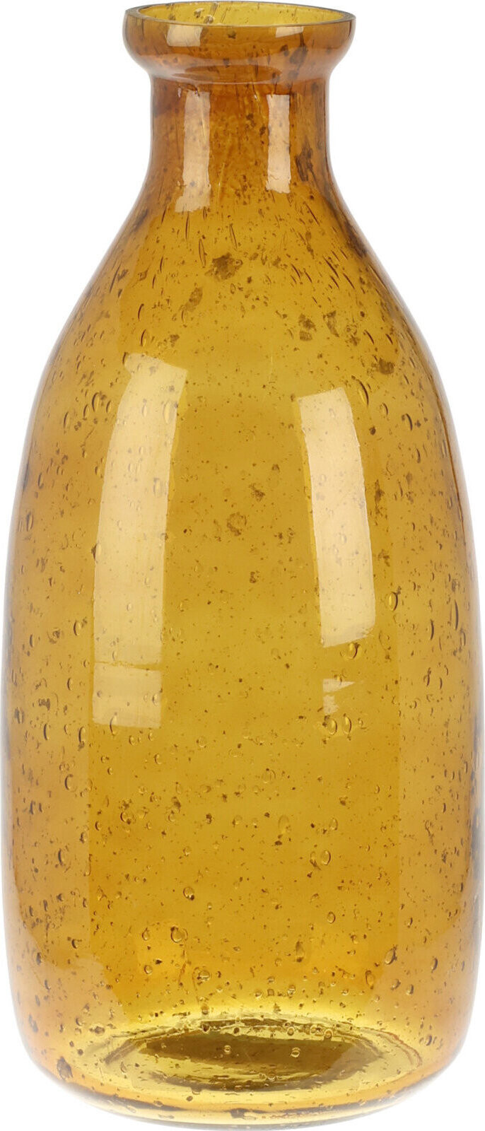 Home Styling Collection Skleněná láhev, průměr 10 cm, žlutá