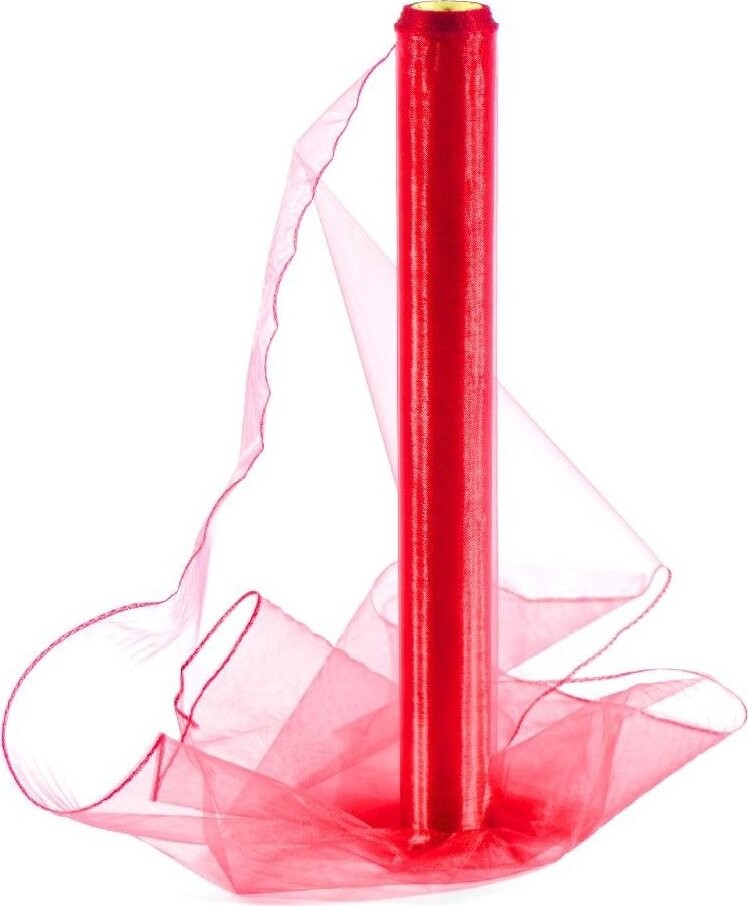 Vikpap Organza 40 cm/10y červená
