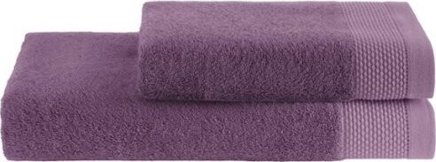 Soft Cotton Bamboo Sada ručník a osuška 2 ks, fialová