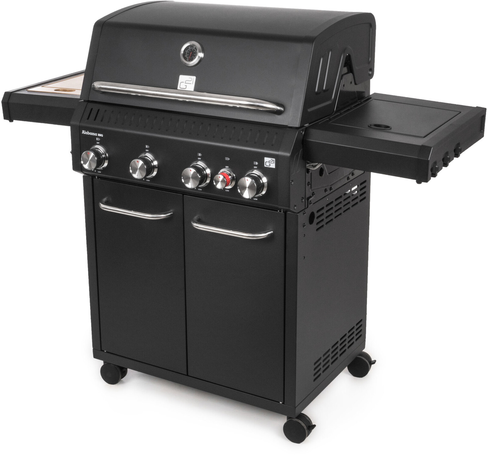 G21 Gril plynový Alabama Black BBQ Premium Line