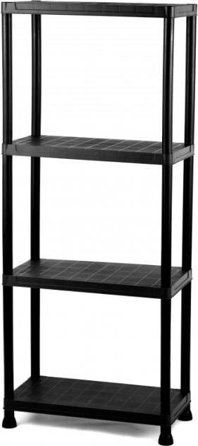 Igotrend Practic plast, 60 × 30 × 138 cm, černý