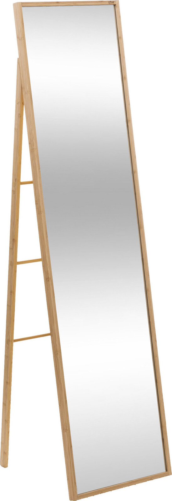 5five Simply Smart Velké stojací zrcadlo v bambusovém rámu, 41 × 160 cm