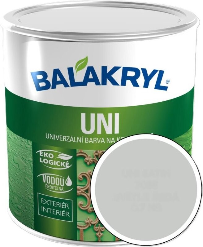 PPG Balakryl Uni Satin 7035, 0,7 kg, světle šedá