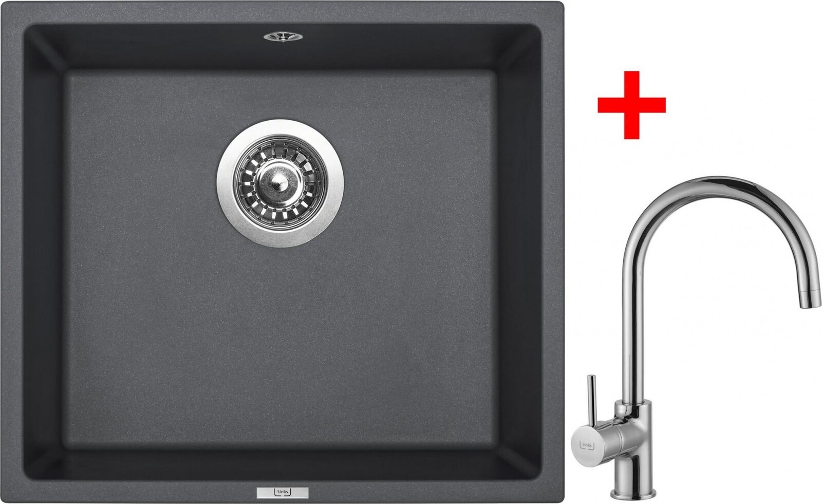 Sinks Frame 457 Titanium + Vitalia