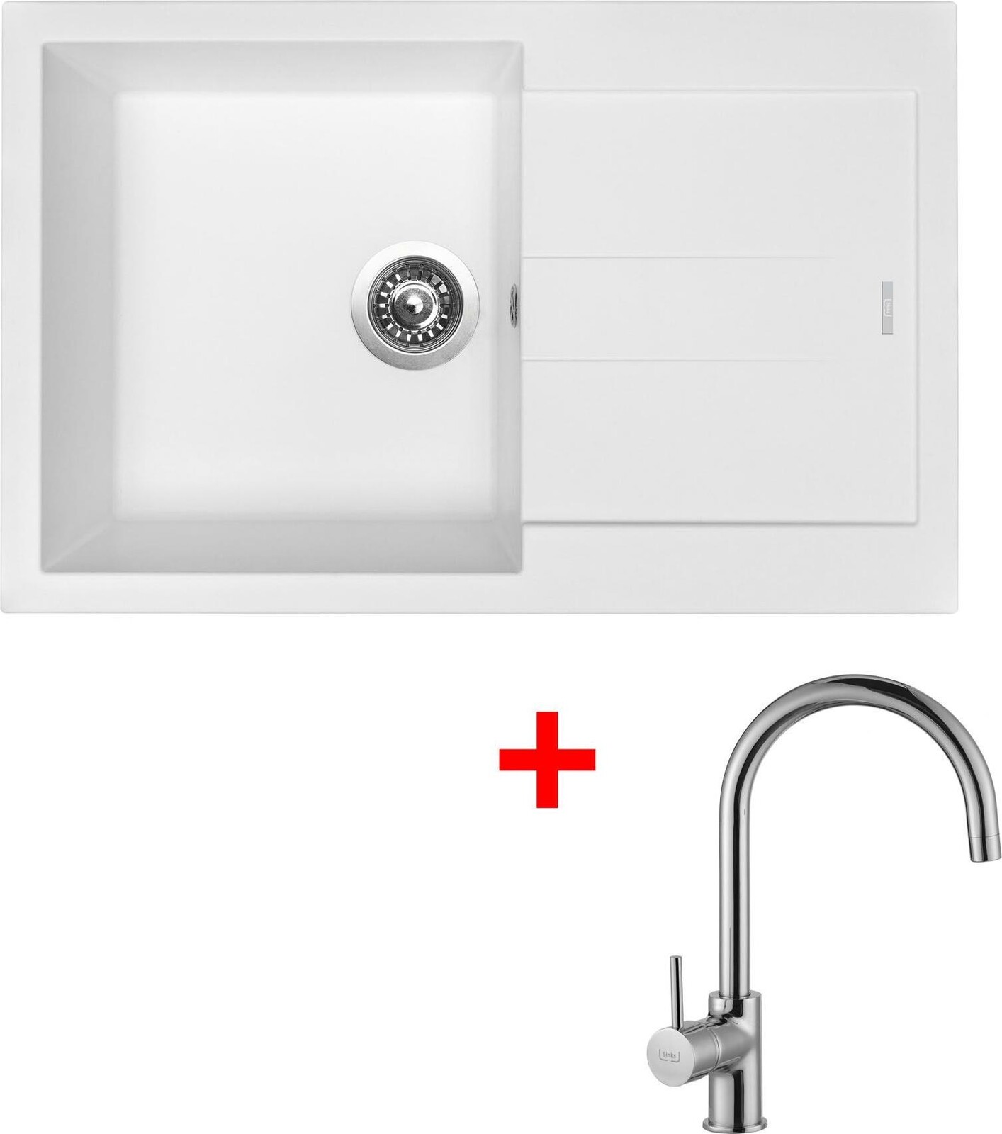 Sinks Amanda 780 Milk + Vitalia