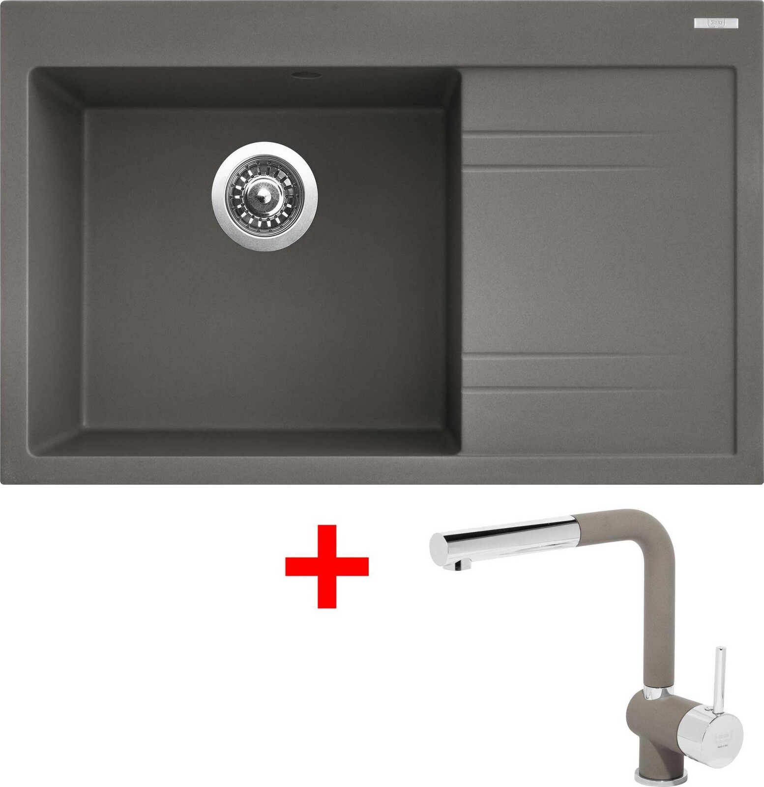 Sinks Rim 780 L Truffle + Mix 3 P GR
