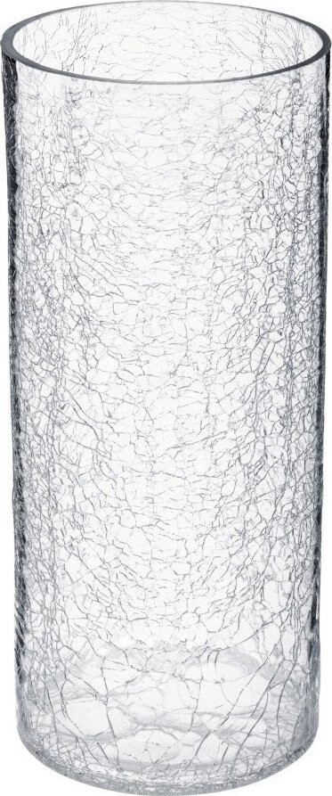 Atmosphera Skleněná váza, motiv praskání, 30 cm