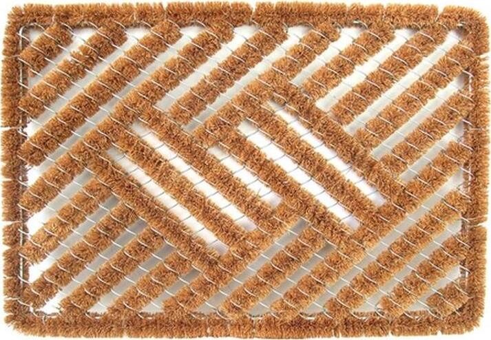 DuraHome Rohož KOKOS, vyztužená drátem, 40 × 60 cm