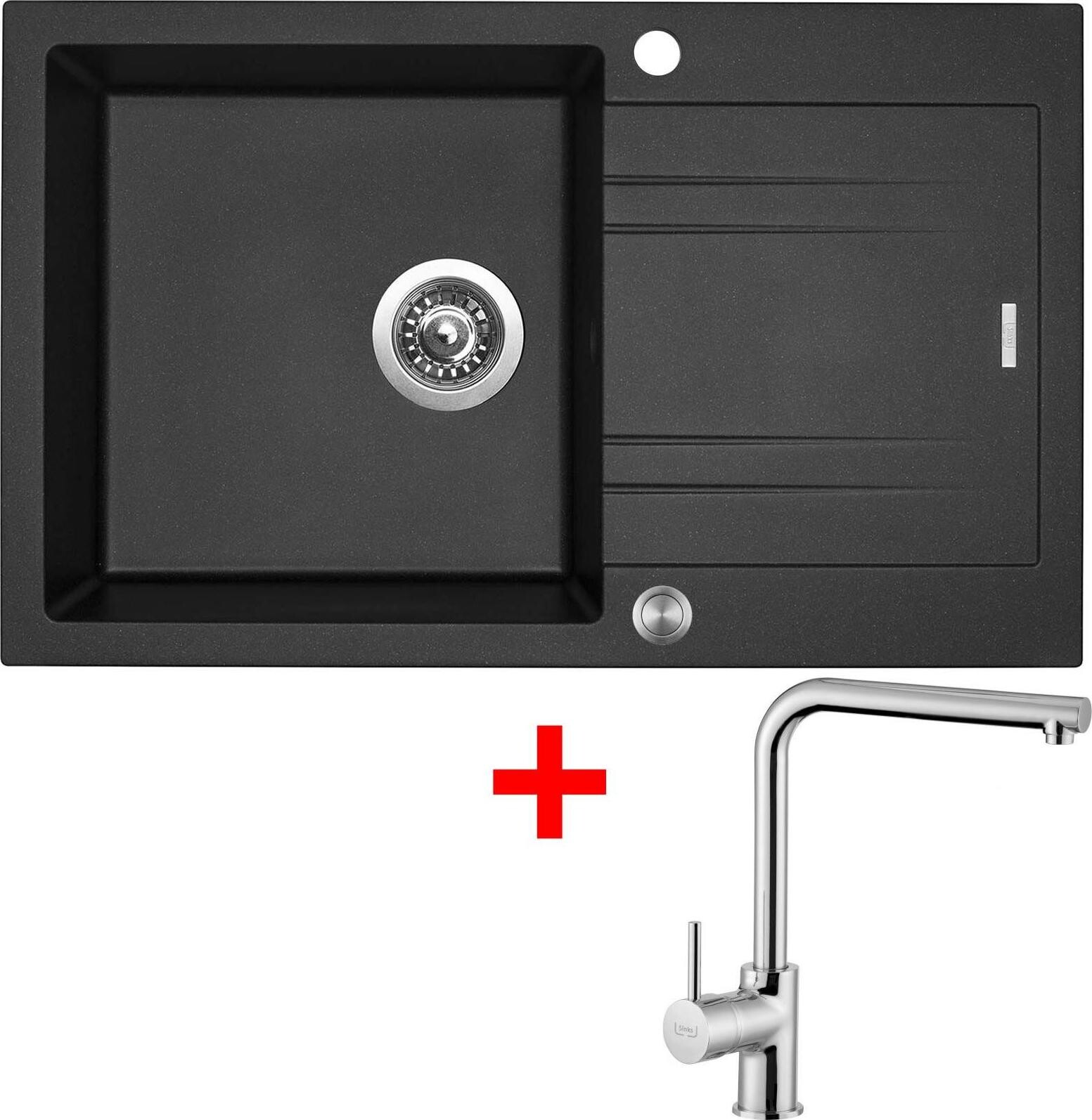 Sinks Linea 780 XC Metalblack + Elka