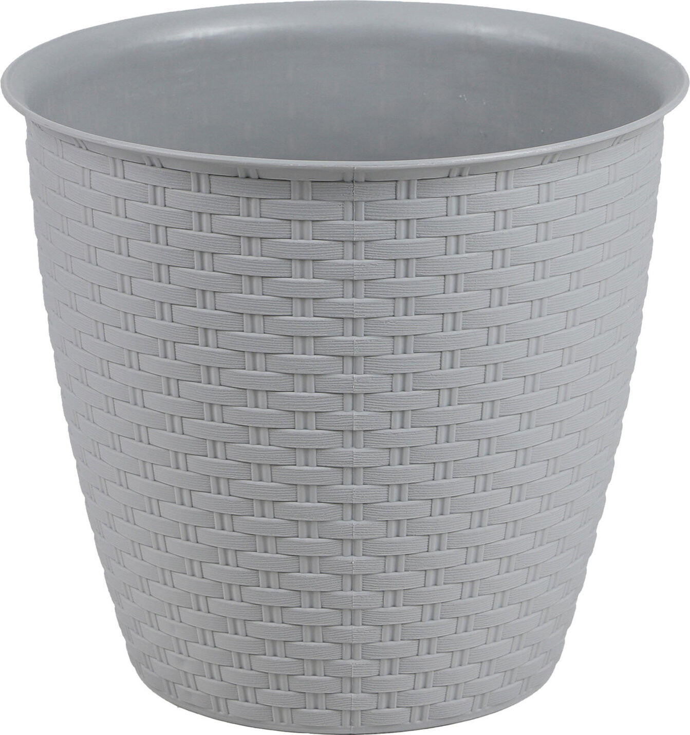 DOCHTMANN Květináč rattan 25 × 23 cm, šedý