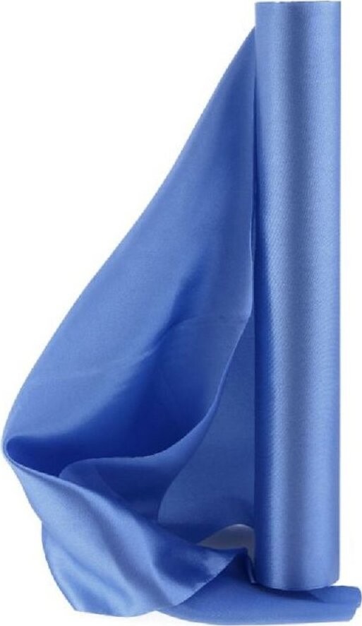 PartyDeco Satén 36 cm/9 m modrý