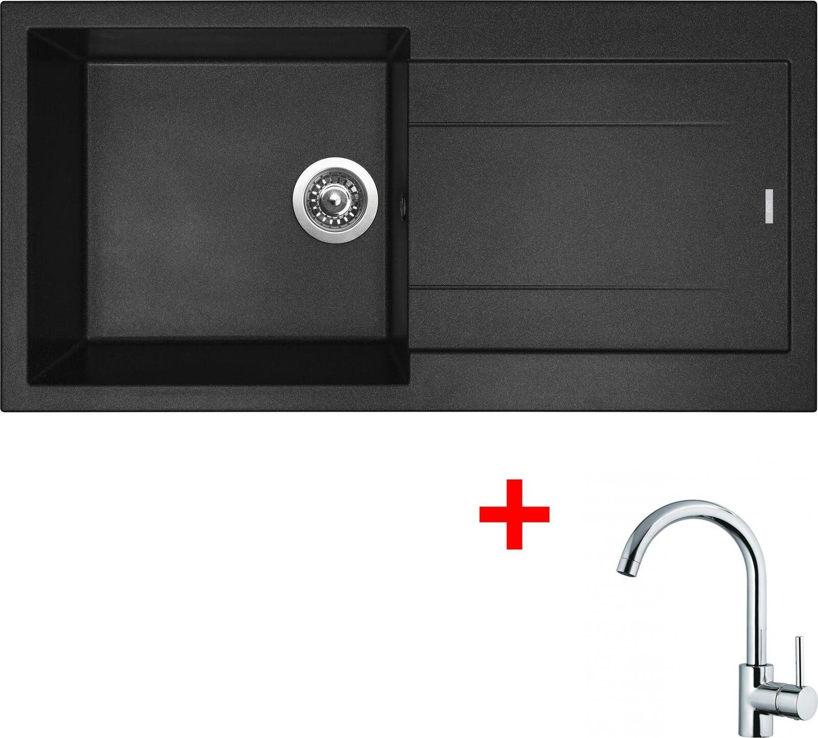 Sinks Amanda 990 Nanoblack + Mix 35