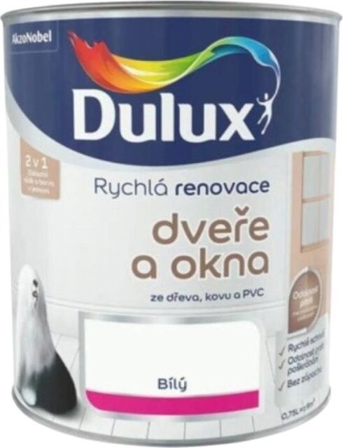 AkzoNobel Dulux Renovace dveře a okna bílá 0,75 l