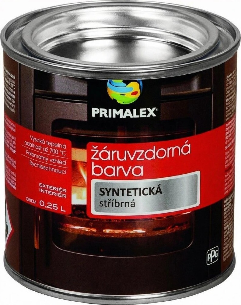 Primalex Žáruvzdorná barva stříbrná 0,25 l