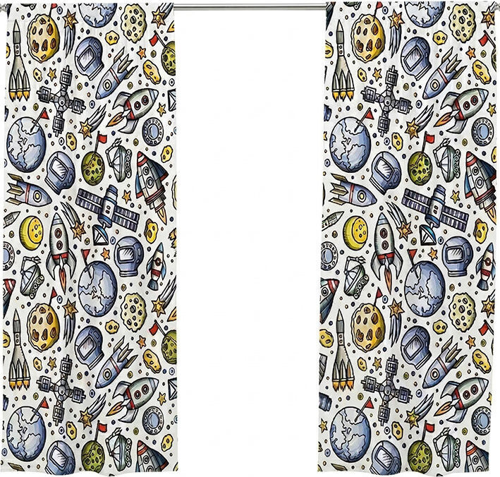 IMPAR Závěsy, 140 × 250 cm, space