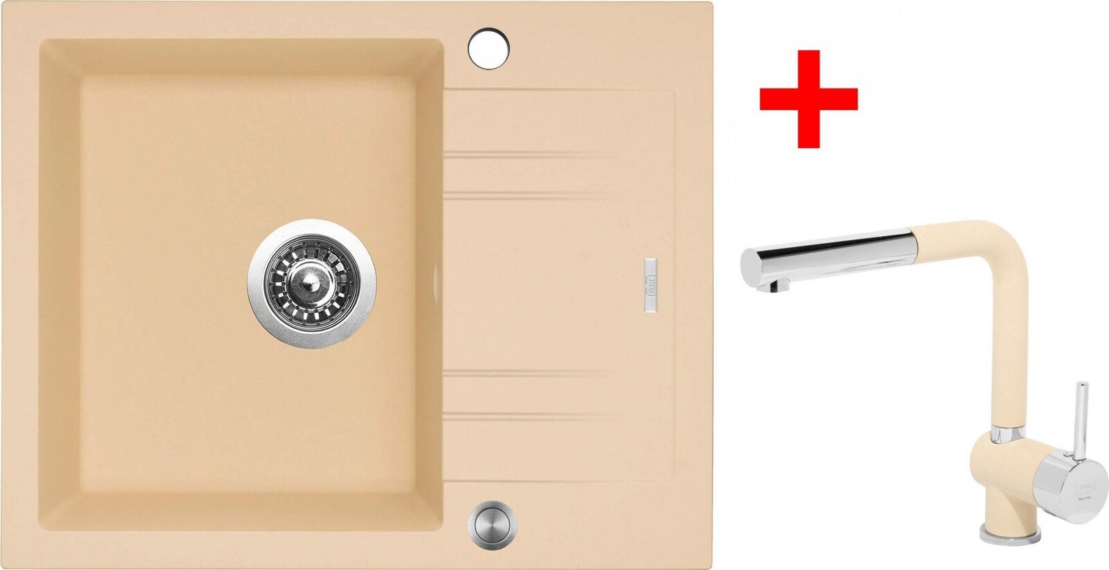 Sinks Linea 600 XC Sahara + Mix 3 P GR