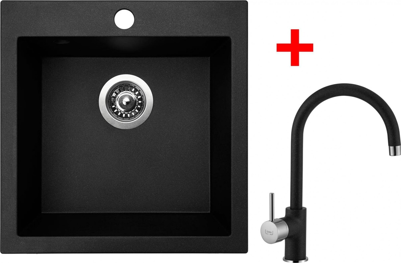 Sinks Viva 455 Granblack + Vitalia GR