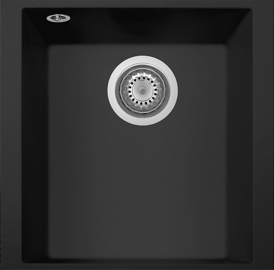 SINKS Cube 340U Nanoblack na spodnú montáž