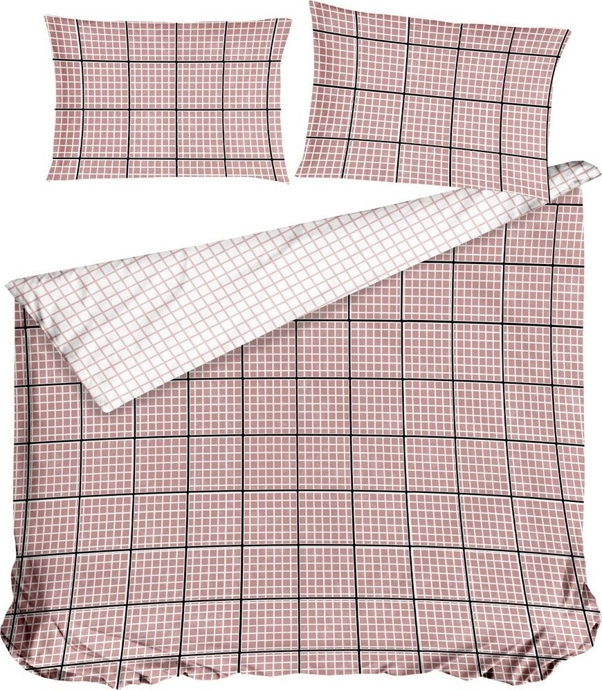 Cottonbox bavlnené obliečky Rony Pink 220 × 200/2 × 70 × 90 cm