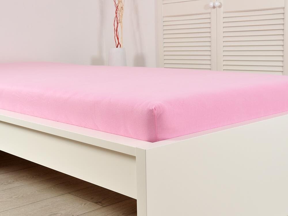 B.E.S. PETROVICE Prestieradlo detské JERSEY 70 × 140 cm, ružové