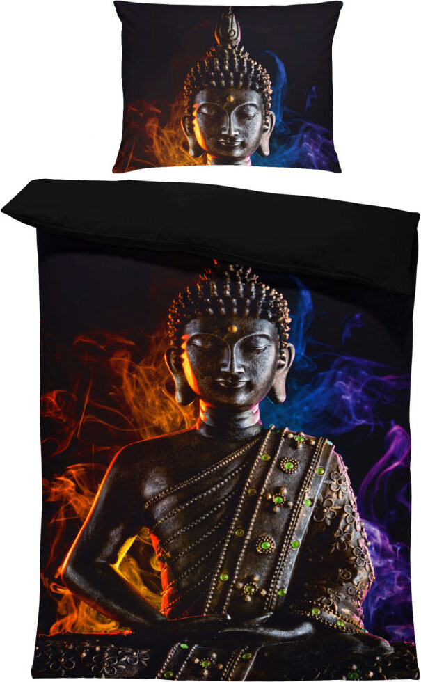 IMPAR Obliečky Budha, 140 × 200 cm + 90 × 70 cm