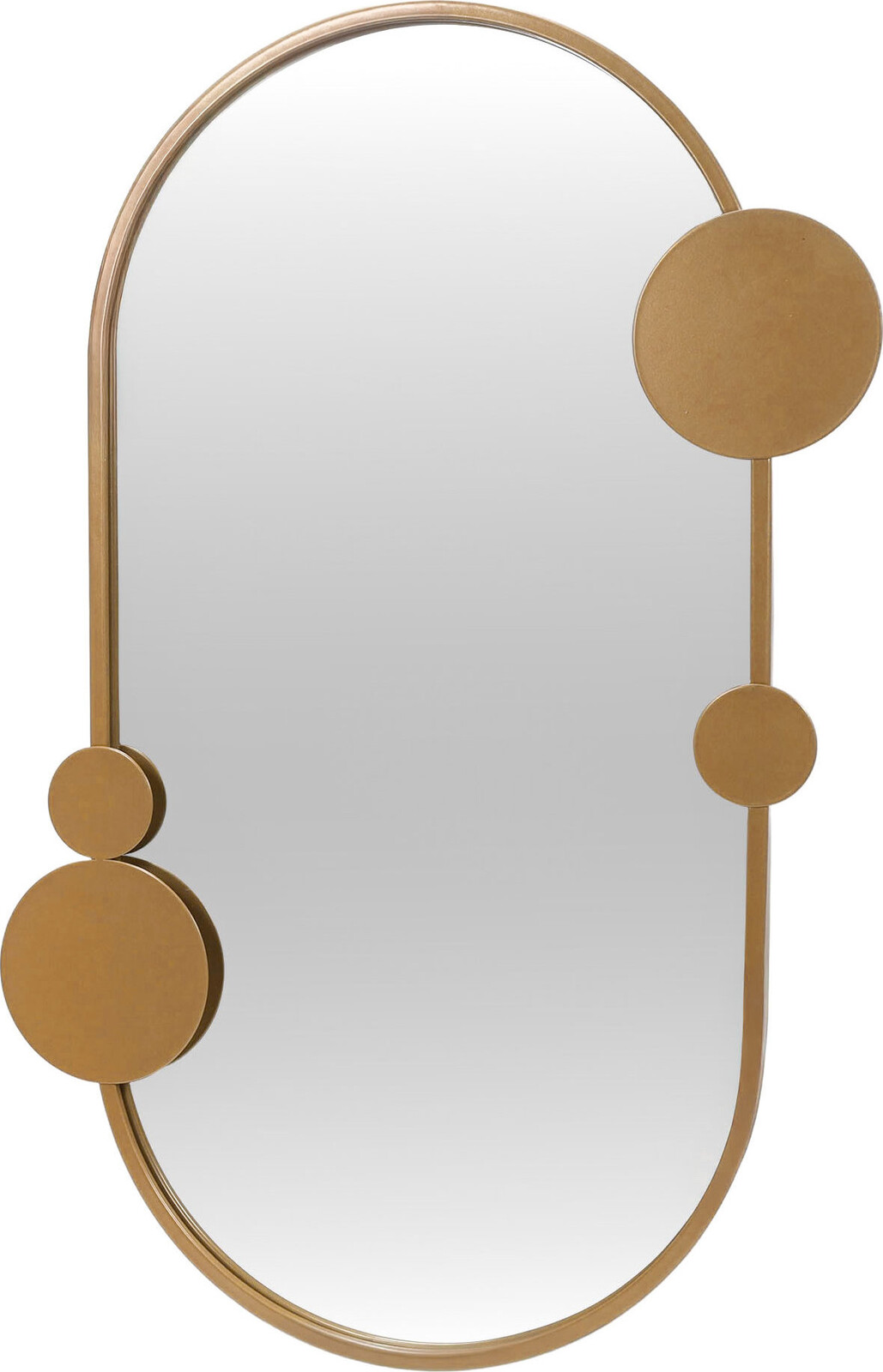 STILOVO Nástěnné zrcadlo SAANA s geometrickými ozdobami, 76 × 50 cm