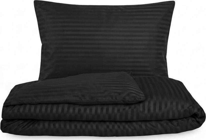 Kvalitex s prúžkom čierne 200 × 220 2 × 70 × 90