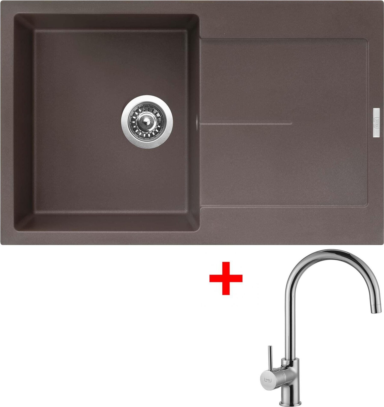 Sinks Ultima 790 Marone + Vitalia